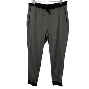 Under Armour Gray & Black Joggers w/ Drawstring Size XXL Style# 1290261